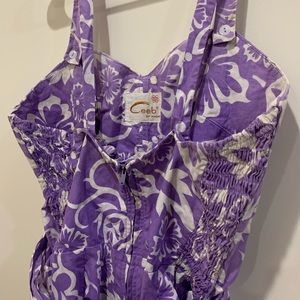 Ceeb of Miami Purple Playsuit Vintage Swim